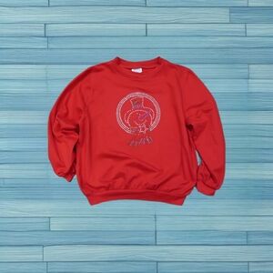 Red Graphic Men's Sweater
